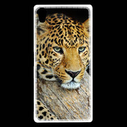 Coque Sony Xperia Z5 Premium portrait d'un léopard 50
