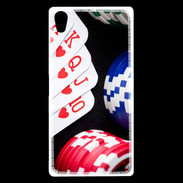 Coque Sony Xperia Z5 Premium Quinte poker