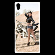 Coque Sony Xperia Z5 Premium Moto cross sexy 