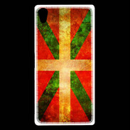 Coque Sony Xperia Z5 Premium Drapeau Basque Vintage