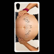 Coque Sony Xperia Z5 Premium Femme enceinte ventre 