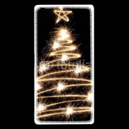 Coque Sony Xperia Z5 Premium Sapin de noël feu d'artifice