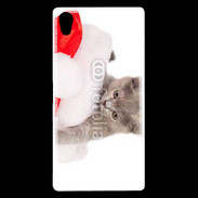 Coque Sony Xperia Z5 Premium Chaton Noël