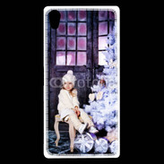 Coque Sony Xperia Z5 Premium Sapin de Noël et petite fille