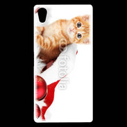 Coque Sony Xperia Z5 Premium Chaton Noël