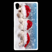 Coque Sony Xperia Z5 Premium 3 chatons Noël