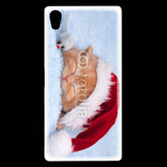 Coque Sony Xperia Z5 Premium Chaton Noël 2