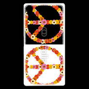 Coque Sony Xperia Z5 Premium Symbole de la paix Hippie