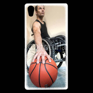 Coque Sony Xperia Z5 Premium Joueur de basket en fauteuil