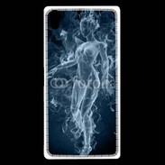 Coque Sony Xperia Z5 Premium Femme en fumée de cigarette