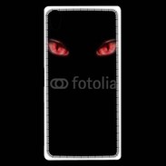 Coque Sony Xperia Z5 Premium Yeux rouges fond noir