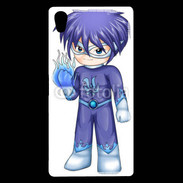 Coque Sony Xperia Z5 Premium Chibi style illustration of a superhero