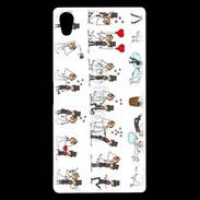 Coque Sony Xperia Z5 Premium Bande dessinée de mariés