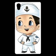 Coque Sony Xperia Z5 Premium Cute cartoon illustration of a sailor