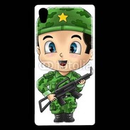 Coque Sony Xperia Z5 Premium Cute cartoon illustration of a soldier