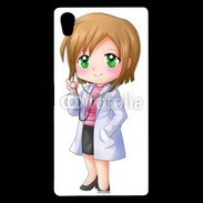 Coque Sony Xperia Z5 Premium Cute cartoon illustration of a waiter