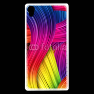 Coque Sony Xperia Z5 Premium Fibres de couleur