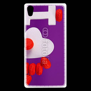Coque Sony Xperia Z5 Premium I love Macarons
