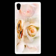 Coque Sony Xperia Z5 Premium Alliance sur fond de rose