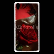 Coque Sony Xperia Z5 Premium Belle rose rouge 500