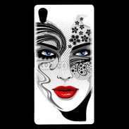 Coque Sony Xperia Z5 Premium Visage glamour en dessin 500