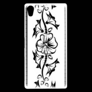Coque Sony Xperia Z5 Premium Tatouage de fleurs 5