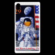Coque Sony Xperia Z5 Premium Timbre anniversaire premier pas sur la lune USA
