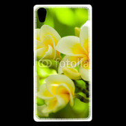 Coque Sony Xperia Z5 Premium Fleurs Frangipane