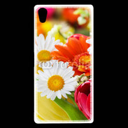 Coque Sony Xperia Z5 Premium Fleurs des champs multicouleurs