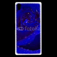 Coque Sony Xperia Z5 Premium Fleur rose bleue