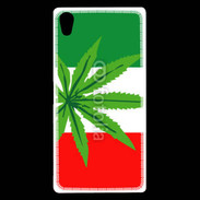 Coque Sony Xperia Z5 Premium Drapeau italien cannabis