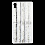 Coque Sony Xperia Z5 Premium Aspect bois blanc vieilli