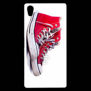 Coque Sony Xperia Z5 Premium Chaussure Converse rouge