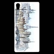 Coque Sony Xperia Z5 Premium Vintage Paris en dessin 2