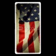 Coque Sony Xperia Z5 Premium Vintage drapeau USA