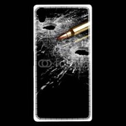 Coque Sony Xperia Z5 Premium Impacte de balle dans une vitre