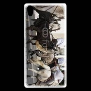 Coque Sony Xperia Z5 Premium Abrivado Chevaux et taureaux