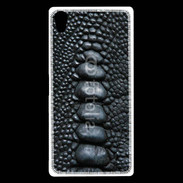 Coque Sony Xperia Z5 Premium Effet crocodile noir