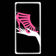 Coque Sony Xperia Z5 Premium Sandale rose soldée