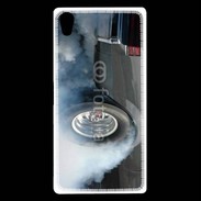 Coque Sony Xperia Z5 Premium Roue en feu dragster 2