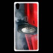 Coque Sony Xperia Z5 Premium Roue en feu dragster 4