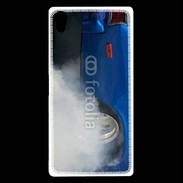 Coque Sony Xperia Z5 Premium Roue en feu dragster 7