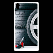 Coque Sony Xperia Z5 Premium Jantes et escarpins