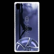 Coque Sony Xperia Z5 Premium Silhouette sexy avec jante de voiture