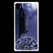 Coque Sony Xperia Z5 Premium Silhouette sexy avec jante de voiture 2