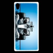 Coque Sony Xperia Z5 Premium Formule 1 sur fond bleu