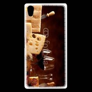 Coque Sony Xperia Z5 Premium Fromage, charcuterie et vin