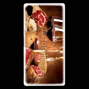 Coque Sony Xperia Z5 Premium Fromage, charcuterie et vin 2