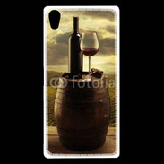 Coque Sony Xperia Z5 Premium Vin rouge et paysage viticole