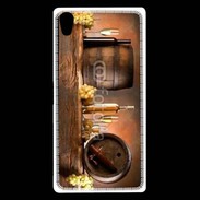 Coque Sony Xperia Z5 Premium Vin blanc et tonneaux